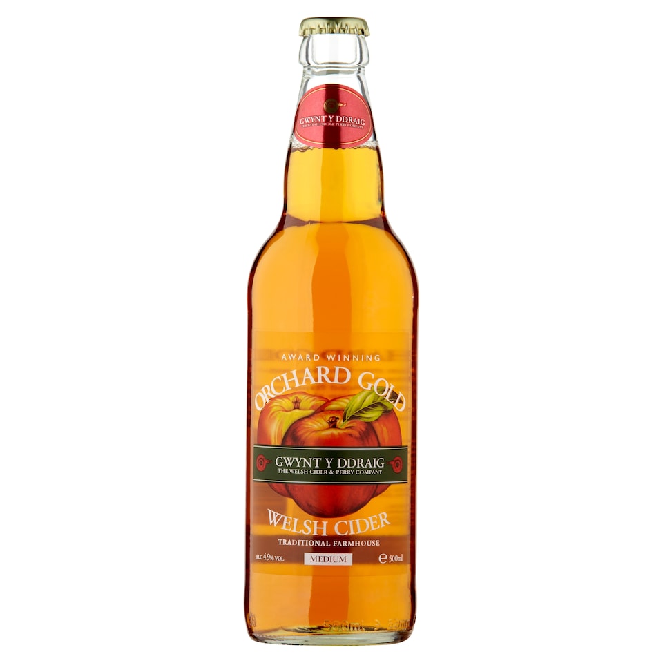 Gwynt Y Ddraig Orchard Gold 500Ml