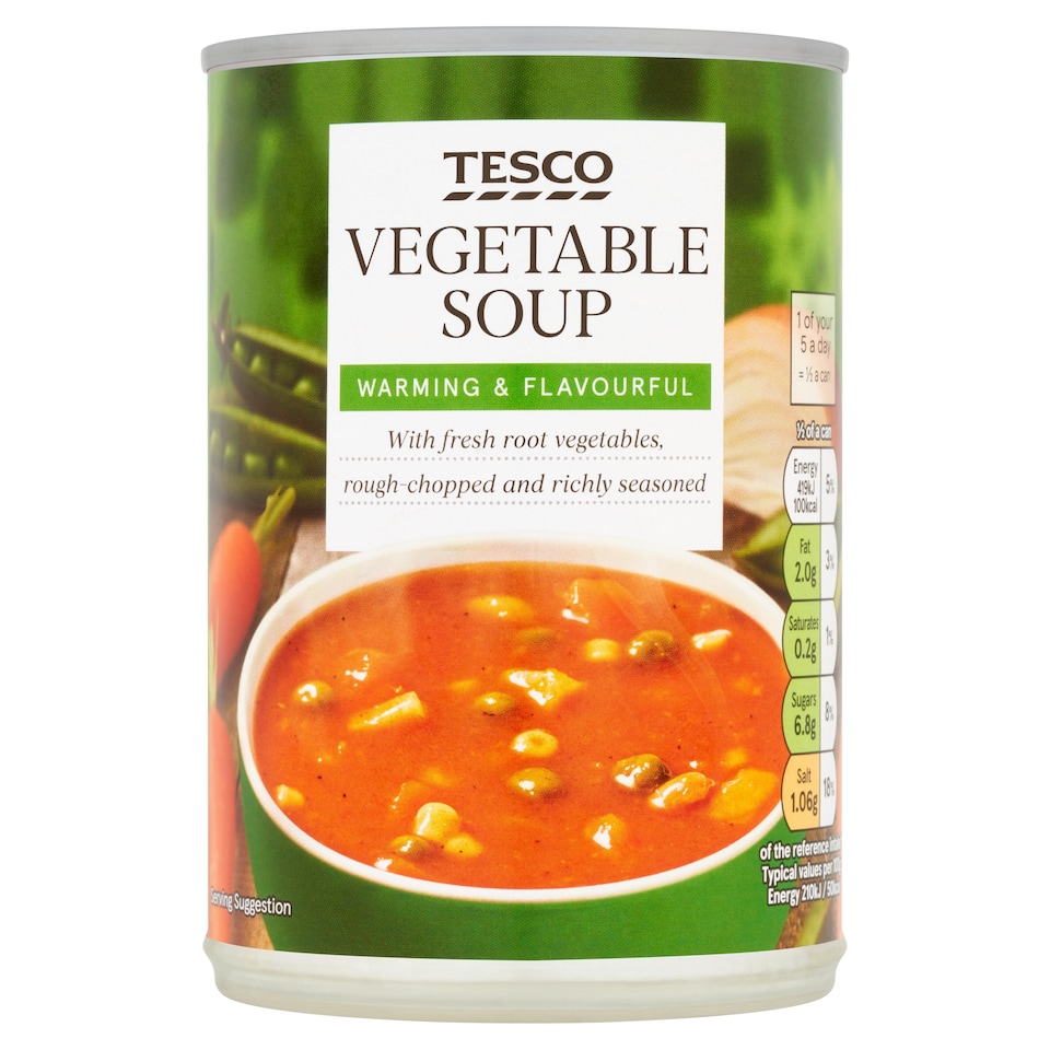 Tesco Vegetable Soup 400G