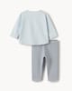 image 2 of F&F Baby 2-Piece Cotton Rich Set in Blue