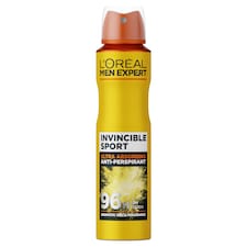 L'oreal Men Xprt Invincible Sport Deodorant 250 Ml