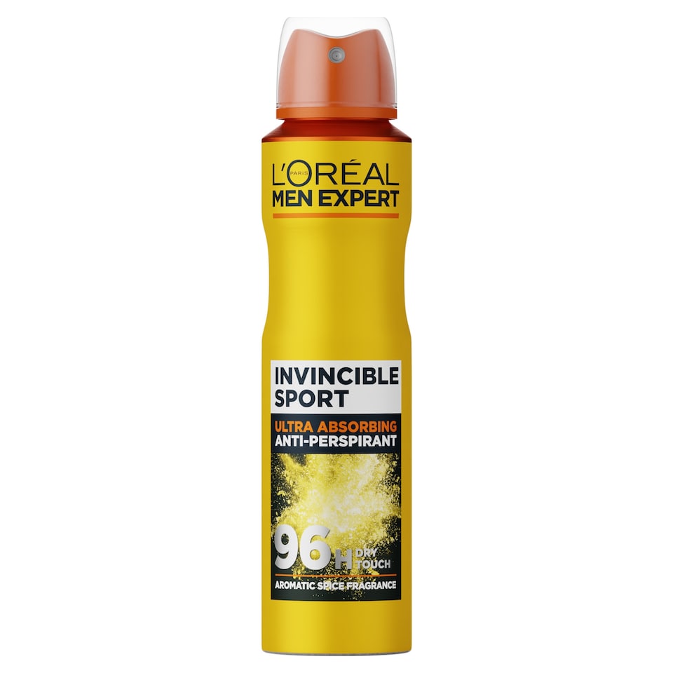 image 1 of L'Oreal Men Expert Invincible Sport Antiperspirant Spray Deodorant 250ml