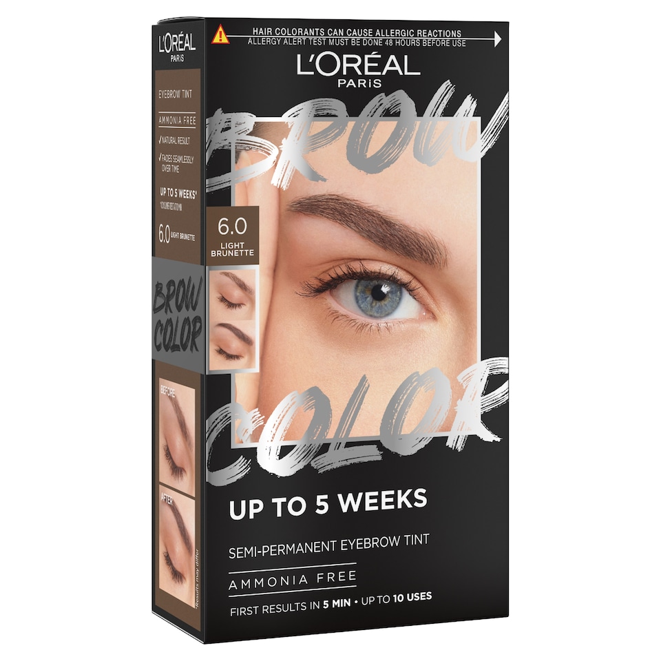image 1 of L'Oreal Paris Semi-Permanent Eyebrow Tint - 6.0 Light Brunette