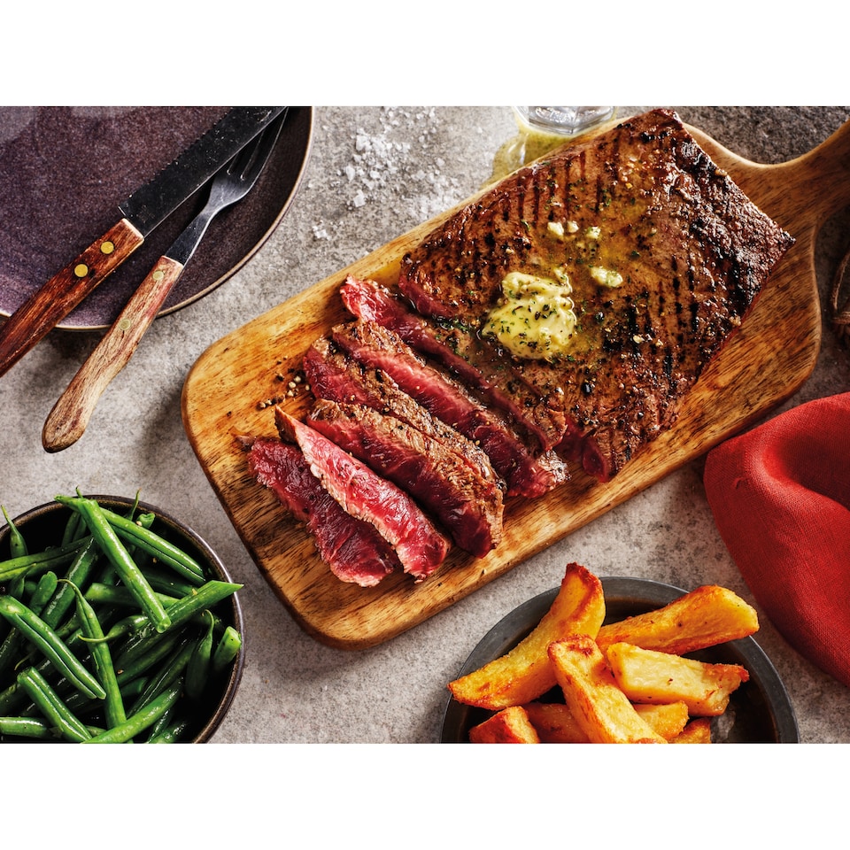 image 1 of Tesco Finest 30 Day Matured AA Flat Iron Sharing Steak