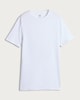 image 4 of F&F WARMPLUS™ Medium Warmth Ribbed Thermal Short Sleeved T-Shirt in White