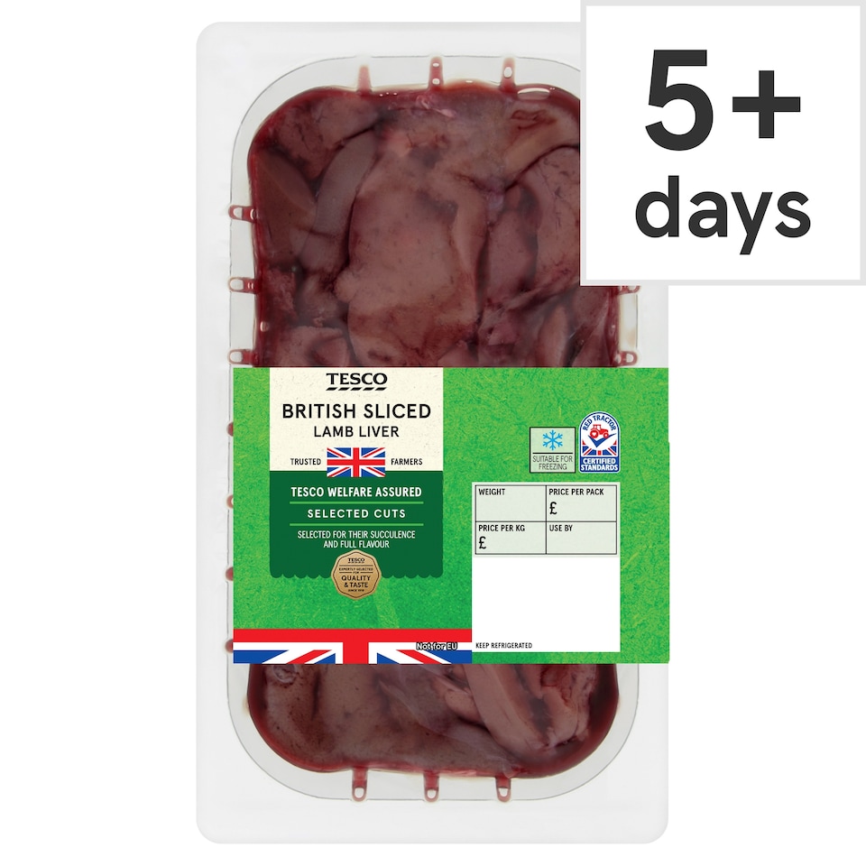 image 1 of Tesco Lamb Sliced Liver