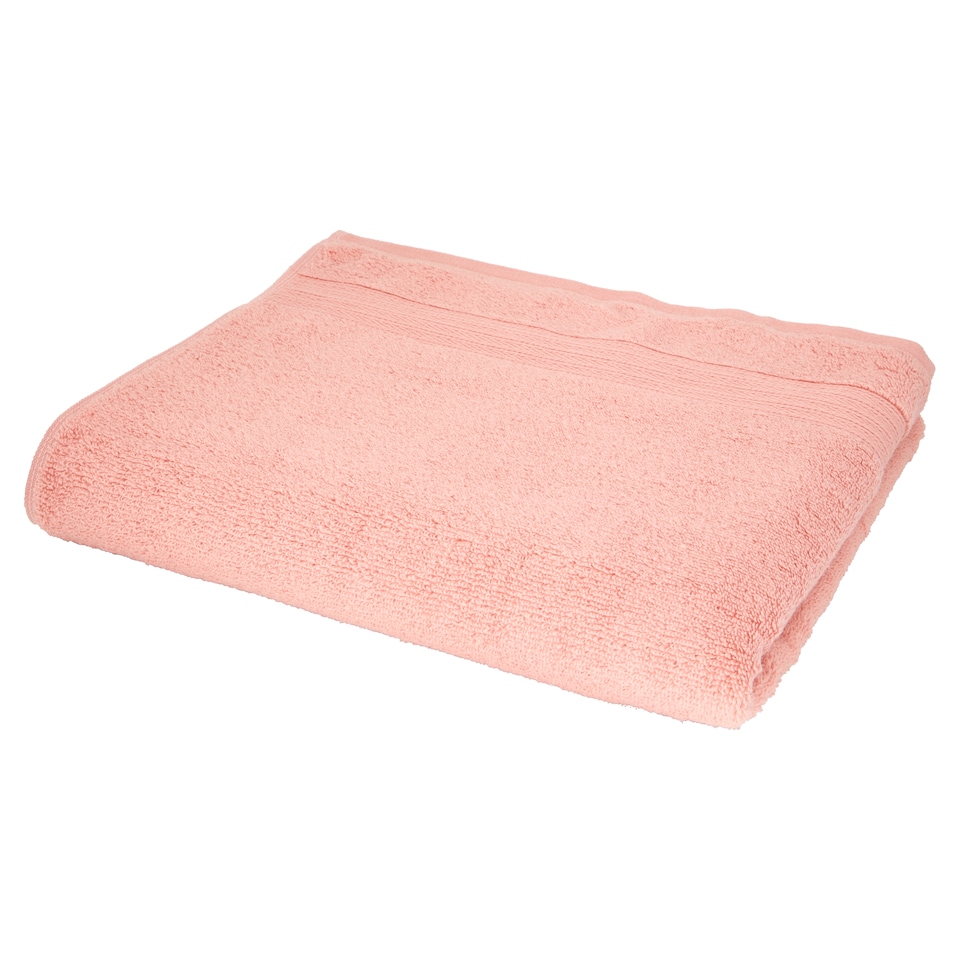 F&F Home Light Pink Supersoft Cotton Bath Towel