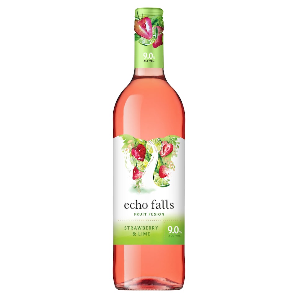 Echo Falls Strawberry & Lime 9% Fruit Fusion 75cl