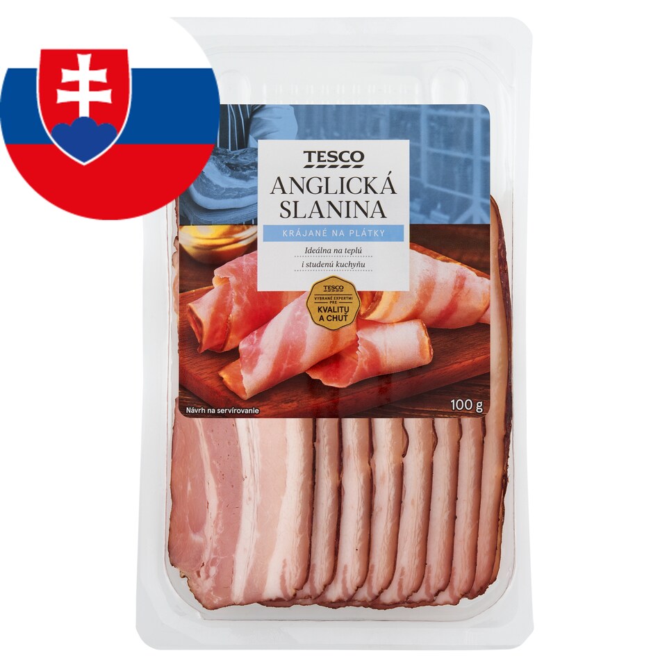Tesco English Bacon 100 g