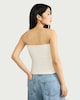 image 3 of F&F Bandeau Top in Cream