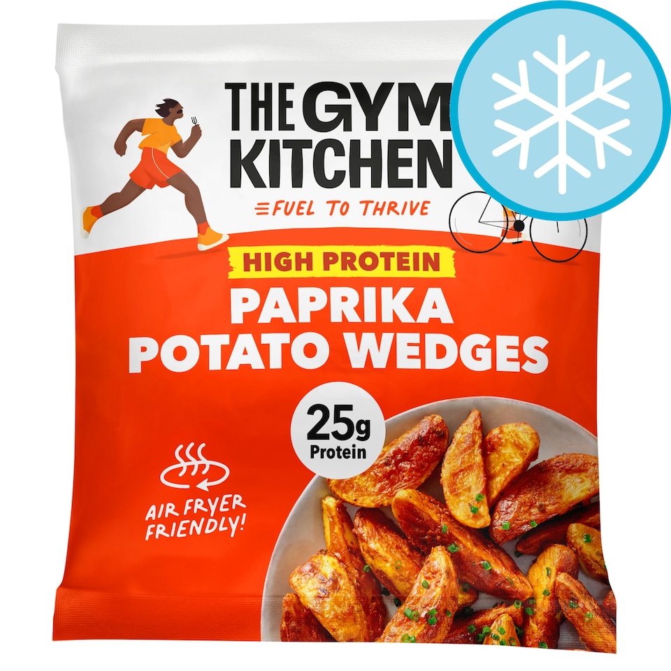 The Gym Kitchen High Protein Paprika Potato Wedges 500g