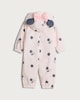 image 2 of Disney Minnie Mouse Fleece Lined Polka Dot Puddlesuit in Pink