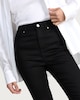 image 2 of F&F Contour High Rise Skinny Fit Jeans in Black