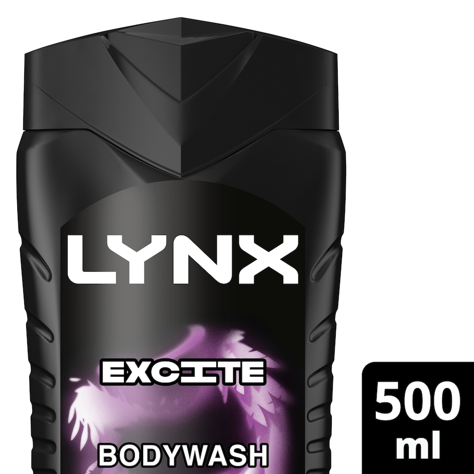 image 1 of Lynx Excite XXL Body Wash Shower Gel 500ml