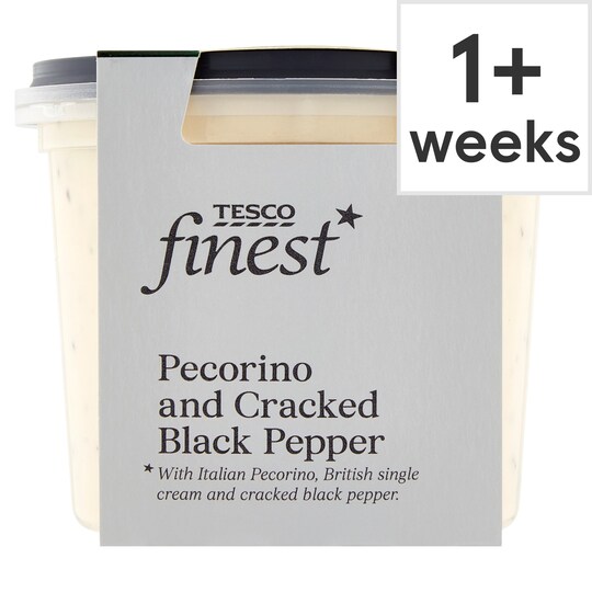 Tesco Finest Pecorino & Black Pepper Sauce 350G Tesco Groceries