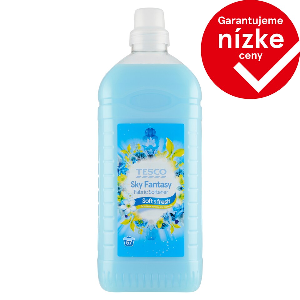 Tesco Soft & Fresh Sky Fantasy Fabric Softener 57 Washes 2 L