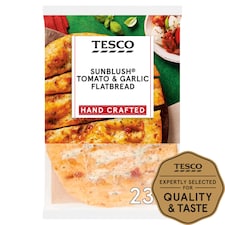Tesco Sunblush Tomato & Garlic Flatbread 235 G