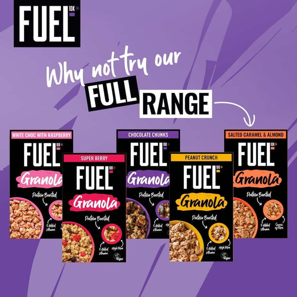 image 1 of FUEL10K Chocolate Chunks Protein Granola Breakfast Cereal 400g