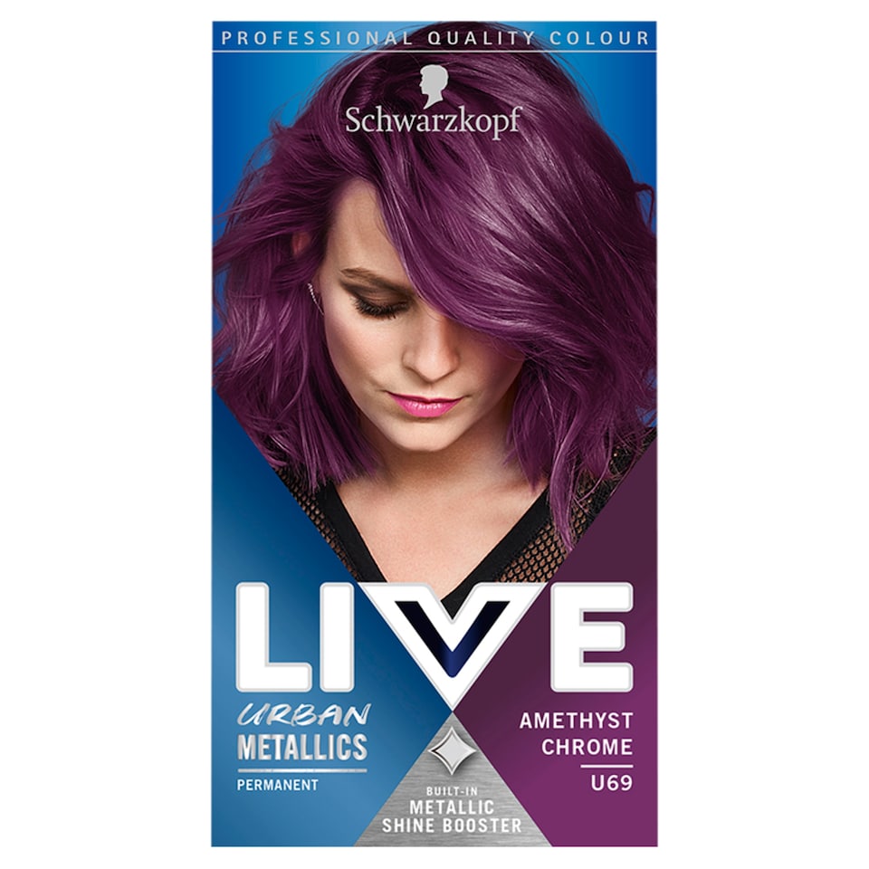 image 1 of Schwarzkopf Live Amethyst Chrome Perm Hair Dye 142G