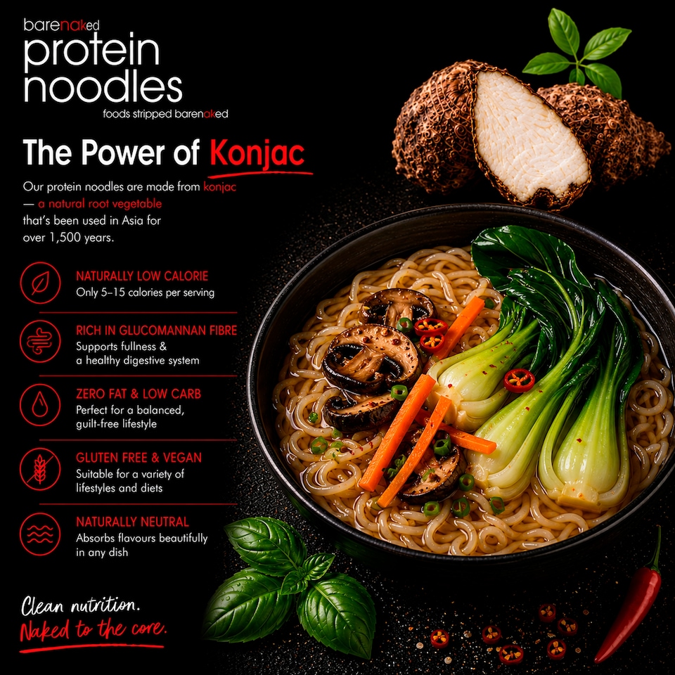 image 1 of Barenaked Protein Noodles 380G