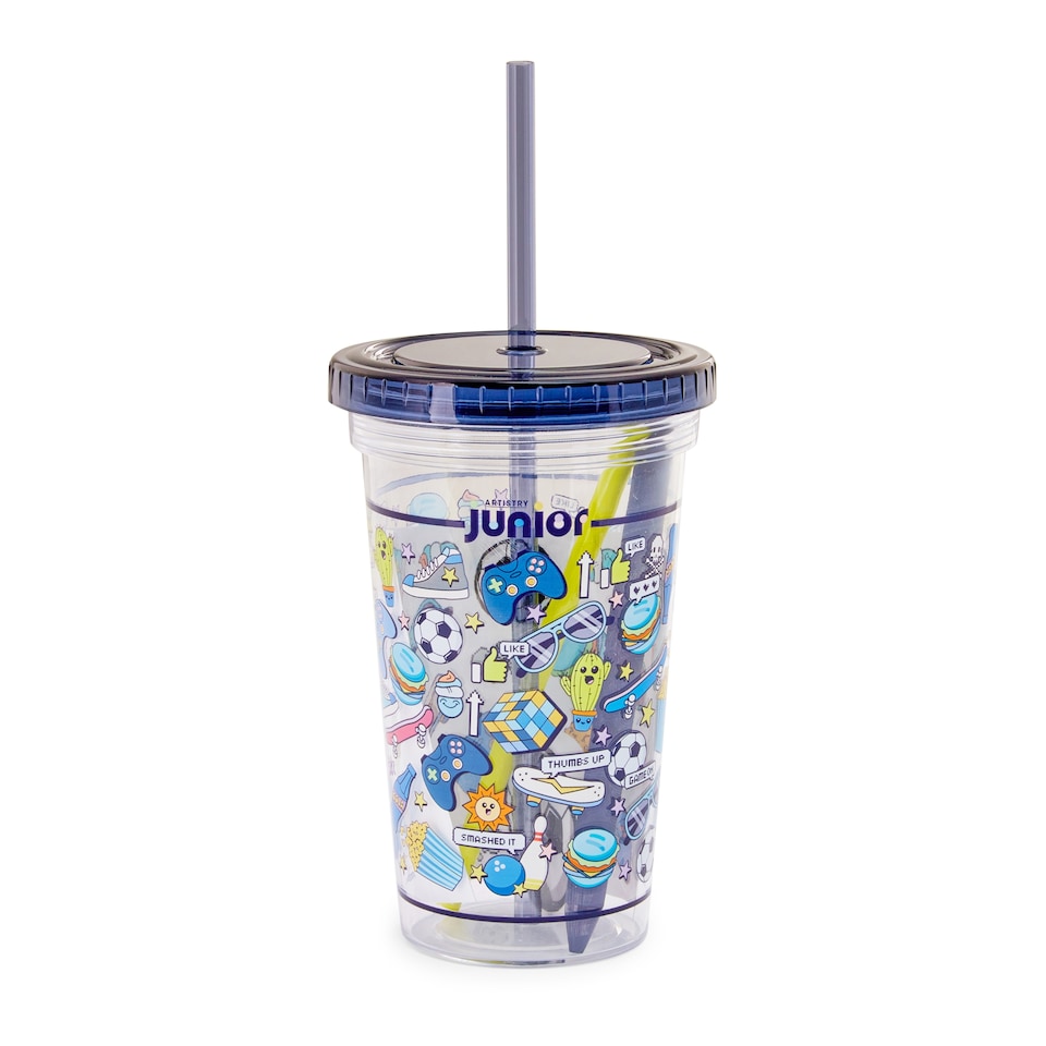 image 1 of Artistry Junior Filled Stationery Tumbler Blue