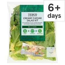 Tesco Creamy Caesar Salad Kit 240G