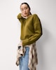 image 1 of F&F Knitted Cropped Jumper in Olive