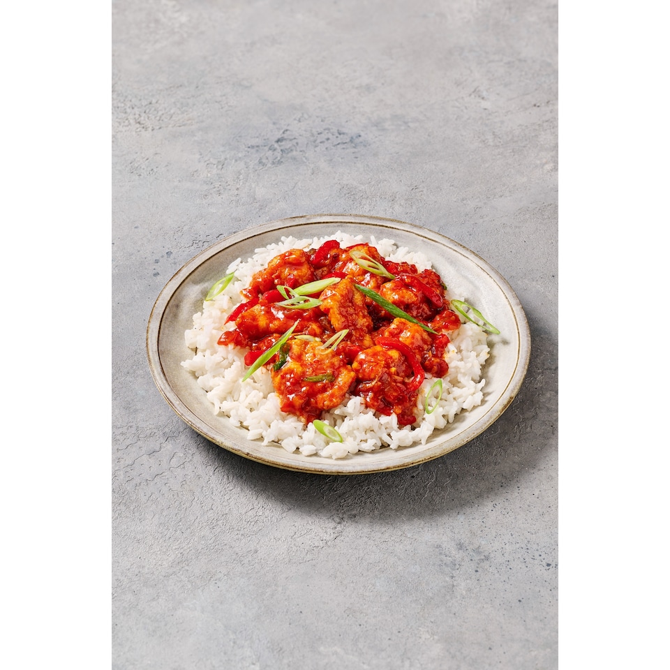 image 1 of Tesco Finest Firecracker Chicken with Jasmine Rice  380g