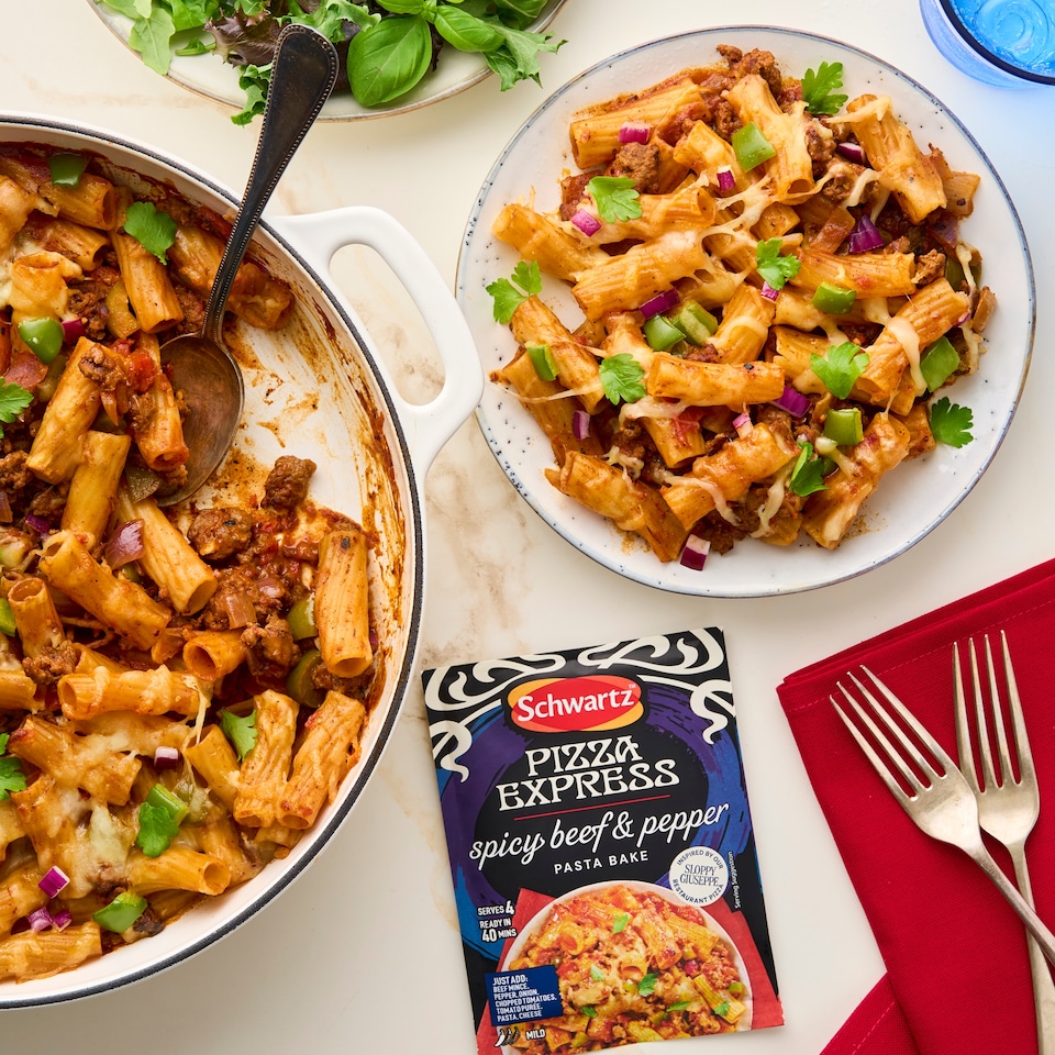 image 1 of Schwartz Pizza Express Pasta Bake - Spicy Beef & Pepper 30g