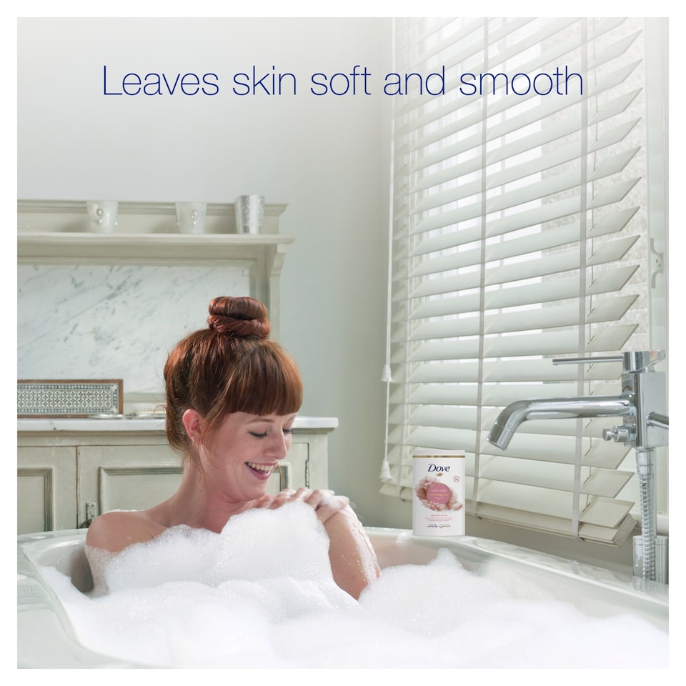 image 1 of Dove Renewing Care Peony & Rose Bath Salts 900g