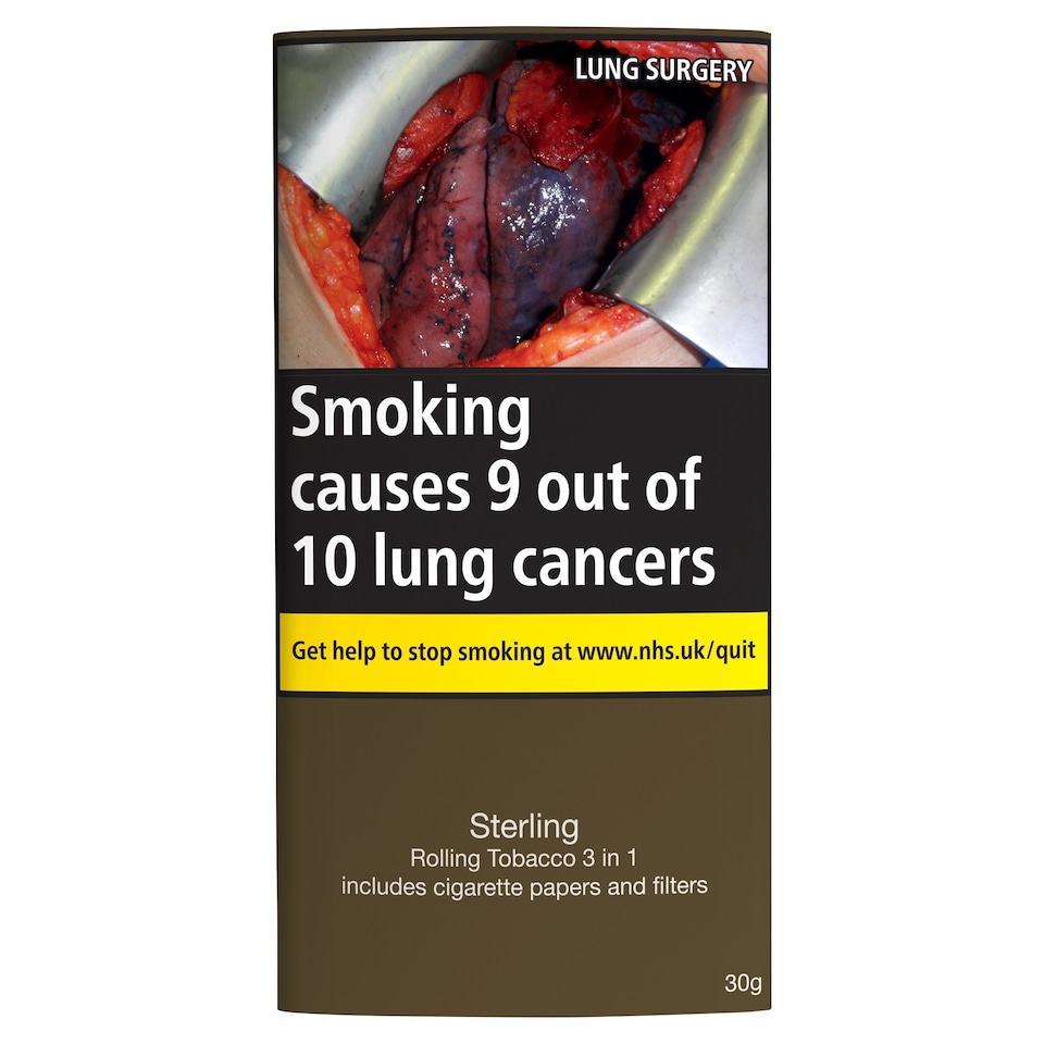 Sterling Rolling Tobacco & Cigarette Papers 30G
