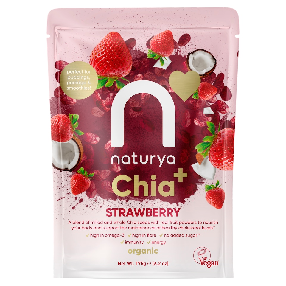 Naturya Organic Chia+ - Strawberry 175g
