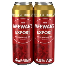 McEwan’s Export Ale Beer 4x568ml