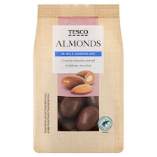 Tesco Almonds in Milk Chocolate 120 g