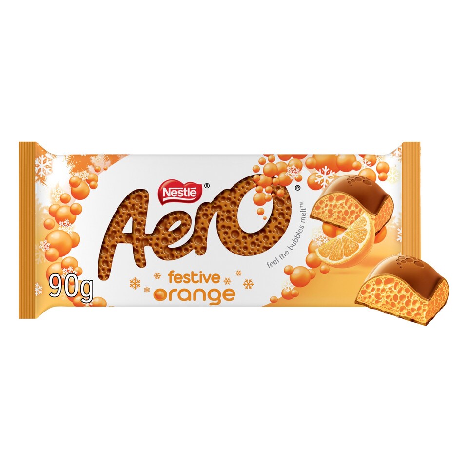 Aero Festive Orange Chocolate Sharing Bar 90G