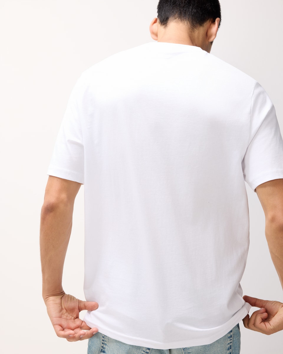 image 1 of F&F Pure Cotton Scotland T-Shirt in White