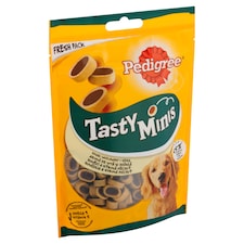 Pedigree Tasty Minis hovězí a sýrová příchuť 140g