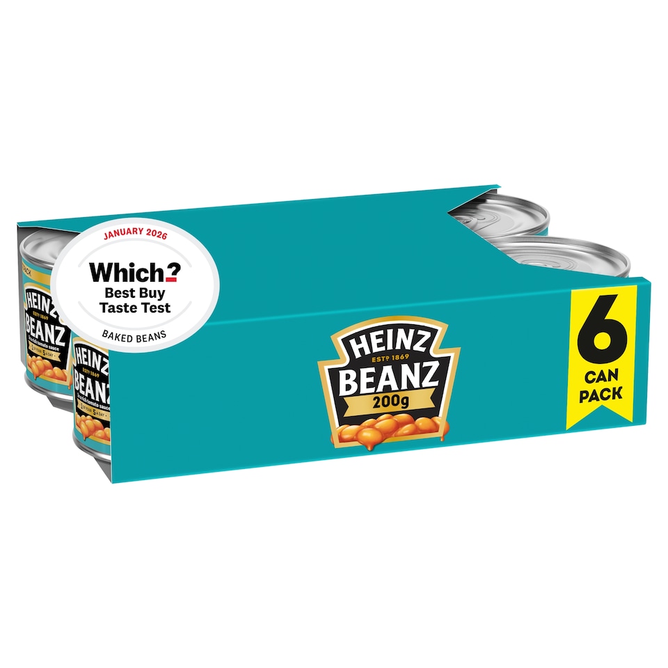 image 1 of Heinz Baked Beans in Tomato Sauce 6x200G