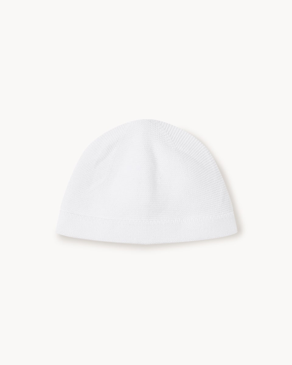 image 1 of F&F Baby Premature Pure Cotton Cardigan and Hat Set in White