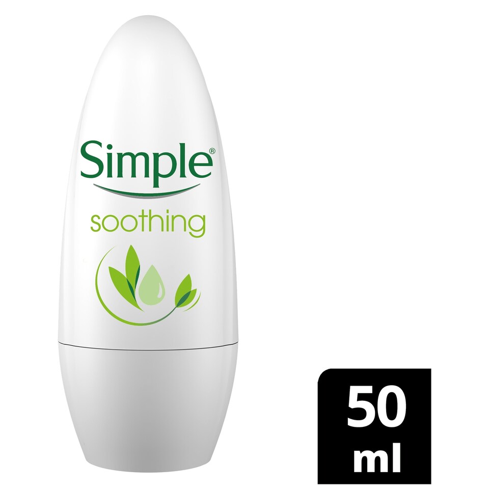 image 1 of Simple Soothing Roll On Deodorant 50Ml