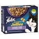 image 1 of Felix Sensations Jellies Pouches for Cats Lamb, Mackerel, Herring, Turkey in Jelly 12 x 85g