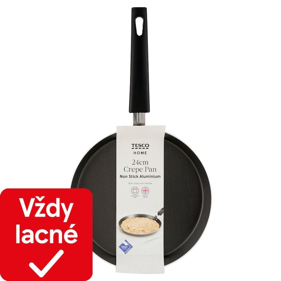 obrázok 1 z Tesco Home Hliníková panvica na palacinky 24 cm