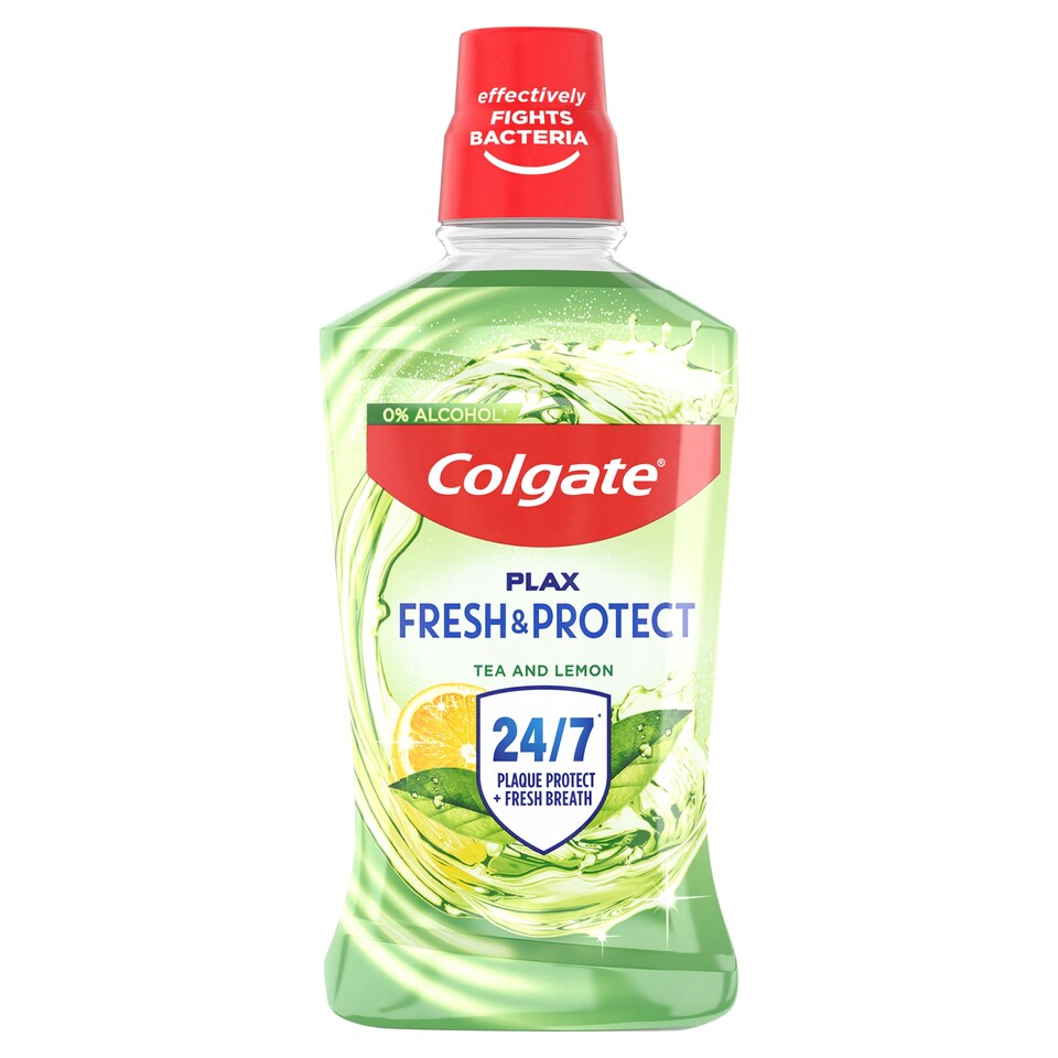 obrázok 1 z Colgate  Plax Tea&Lemon ústna voda bez alkoholu 500 ml