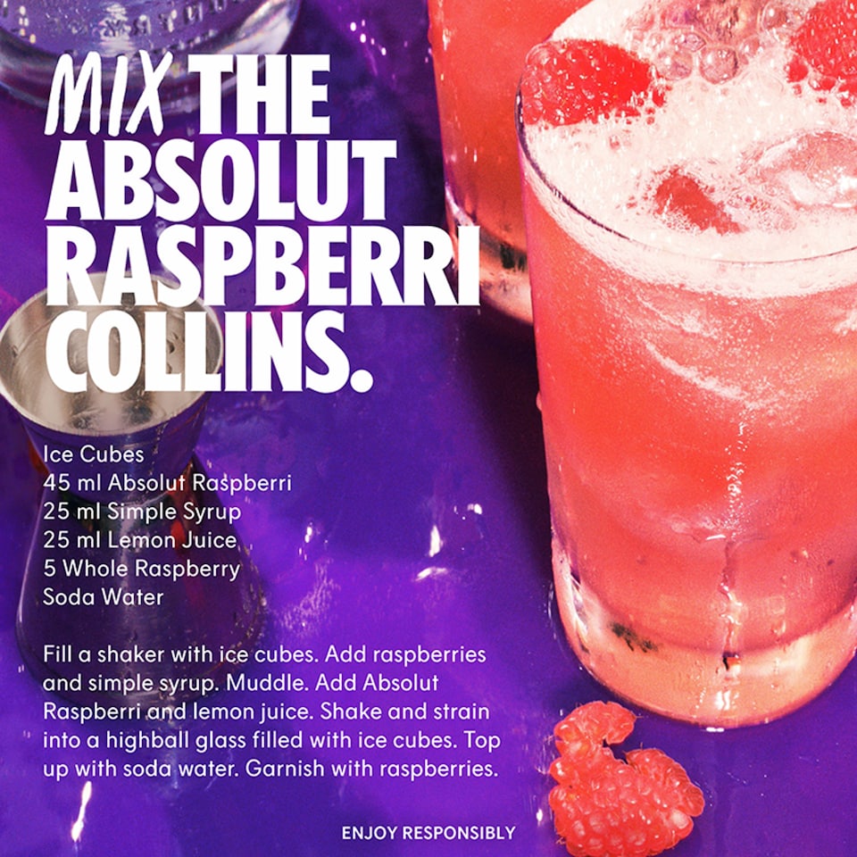 image 1 of Absolut Raspberri Vodka 70Cl