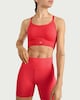 image 3 of F&F Active ULTRAMOVE High Waisted Cycling Shorts in Red