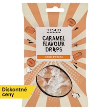 Tesco Smotanové dropsy s karamelovou príchuťou 90 g
