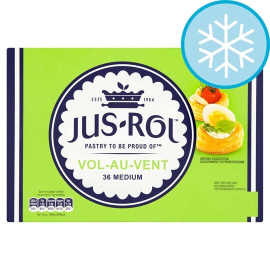 Jus Rol 36 VolAuVent 625G Tesco Groceries