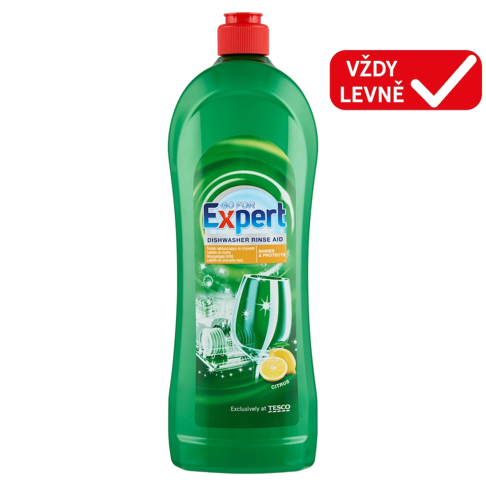 Go for Expert Citrus Dishwasher Rinse Aid 800ml
