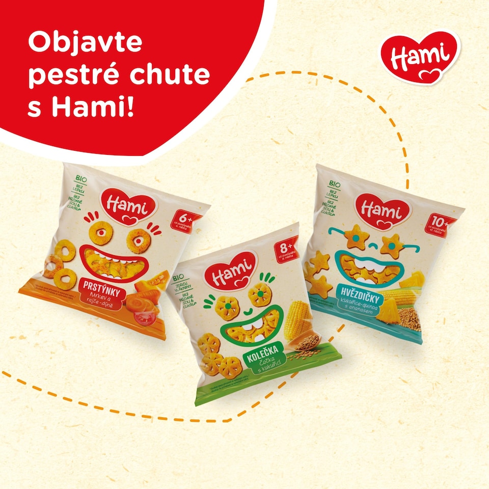 obrázok 1 z HAMI hviezdičky Kukurica-quinoa s ananásom 20g