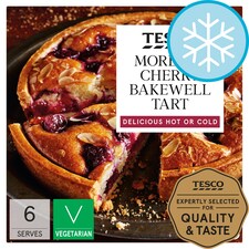 Tesco Morello Cherry Bakewell Tart 410G