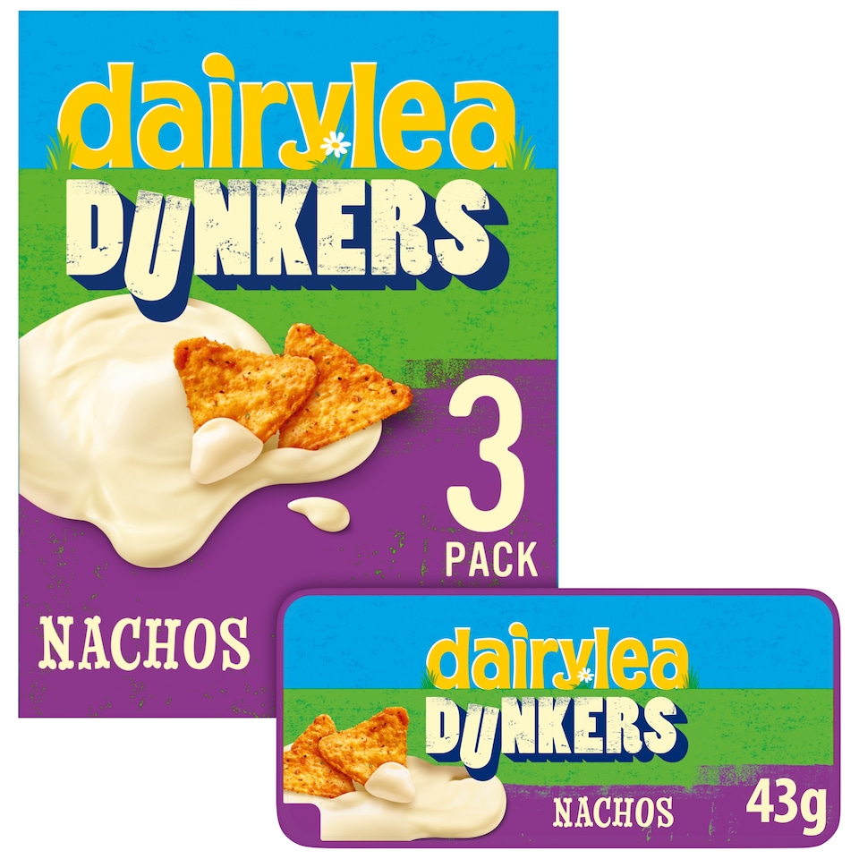 image 1 of Dairylea Dunkers Nacho Cheese Snacks 3 x 43g